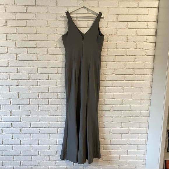 NEW Show Me Your Mumu Morgan Charcoal Gray Gown Maxi Dress Women’s Size Large - Picture 6 of 11